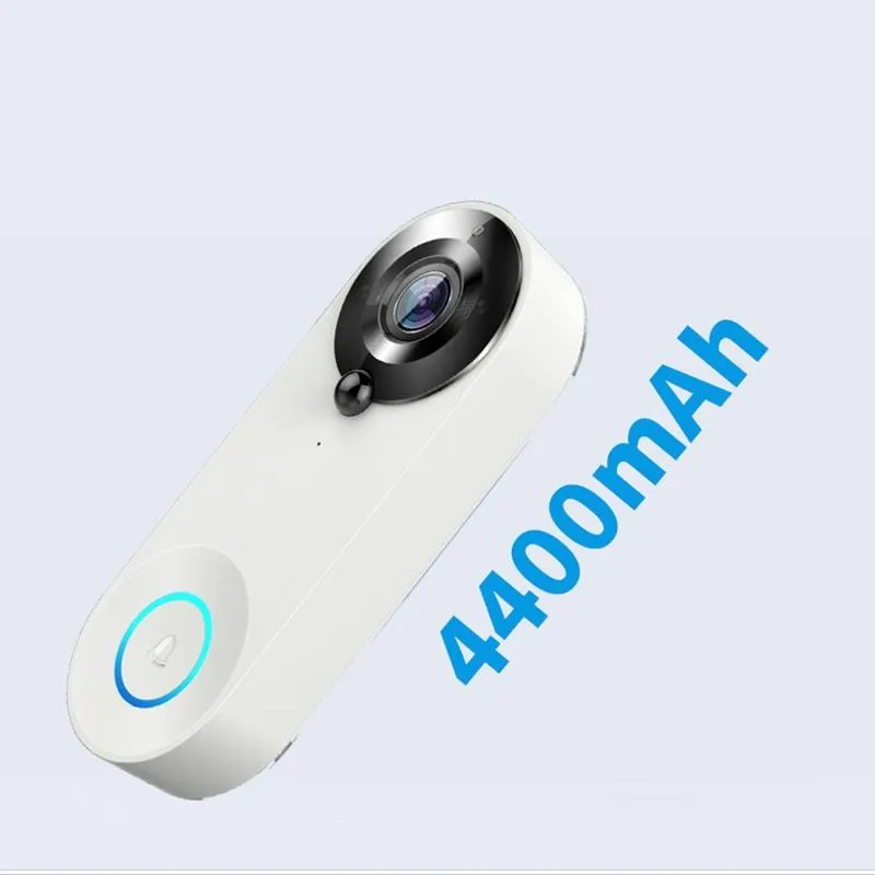 1080P Smart Doorbell with 150 Degree Wide Angle | Black