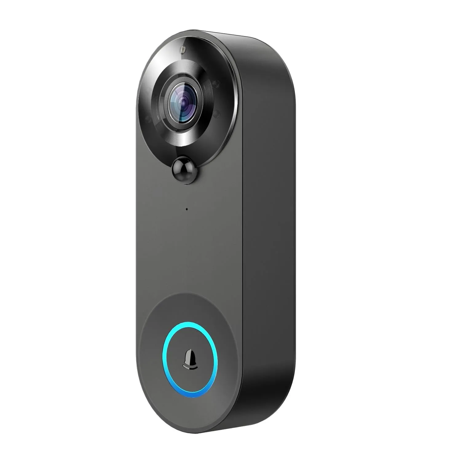 1080P Smart Doorbell with 150 Degree Wide Angle | Black
