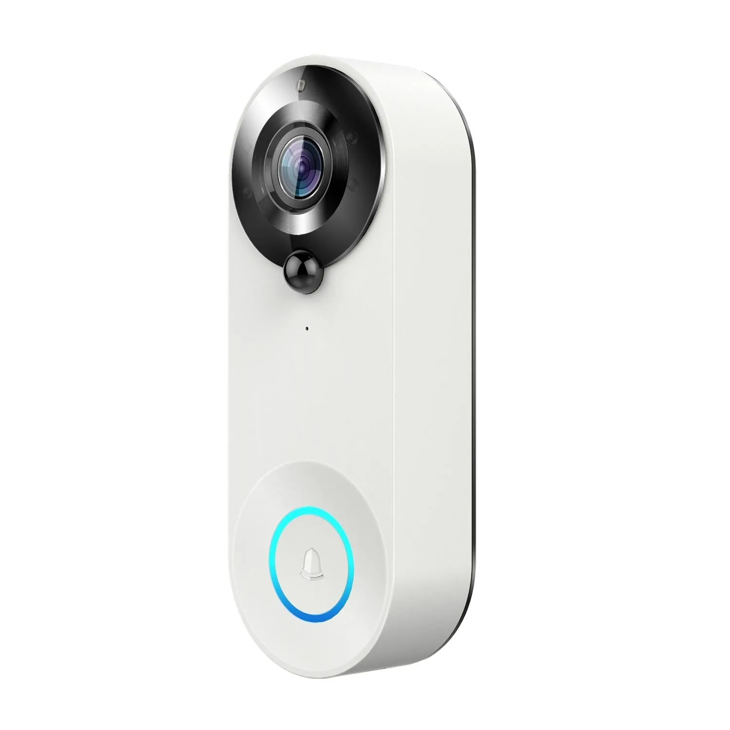 1080P Smart Doorbell with 150 Degree Wide Angle | Black