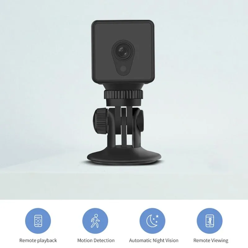1080P Wifi Action Camera | Wide-Angle Recording | Black
