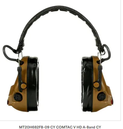3M PELTOR MT20H682FB-09 CY ComTac V Hearing Defender Headset