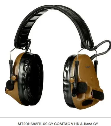 3M PELTOR MT20H682FB-09 CY ComTac V Hearing Defender Headset