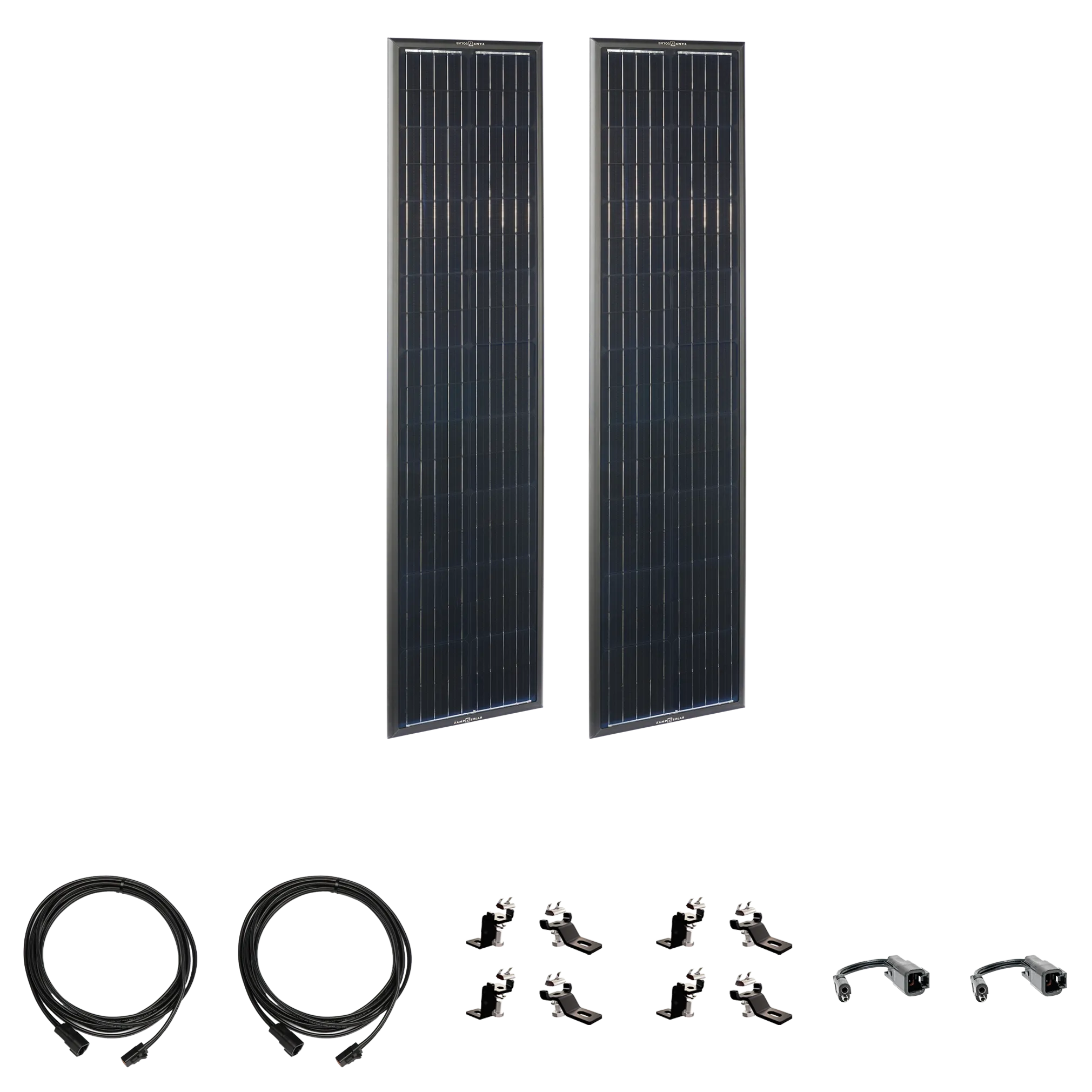 Airstream OBSIDIAN® SERIES 180 Watt Long Solar Panel Expansion Kit
