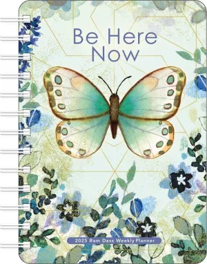Amber Lotus Be Here Now 2025 Weekly Planner Calendar