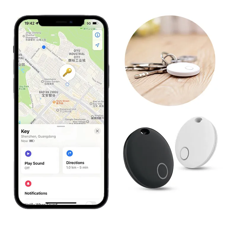 Anti-loss device pet  kid older  item finder location tracker (iOS only) Petfon N7