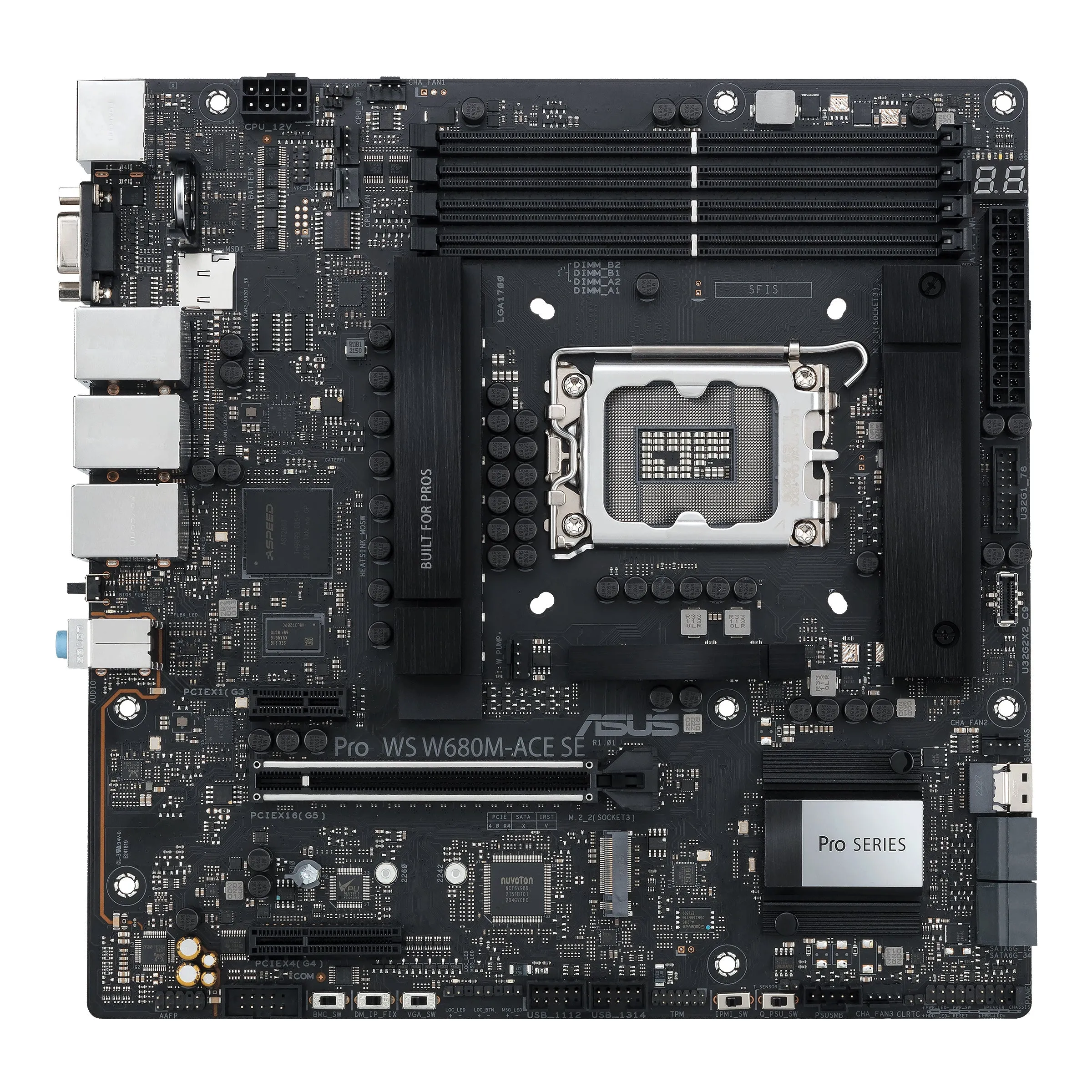 Asus Mainboard Pro Ws W680m-Ace Se - Micro Atx - Socket Lga1700 - Intel W680