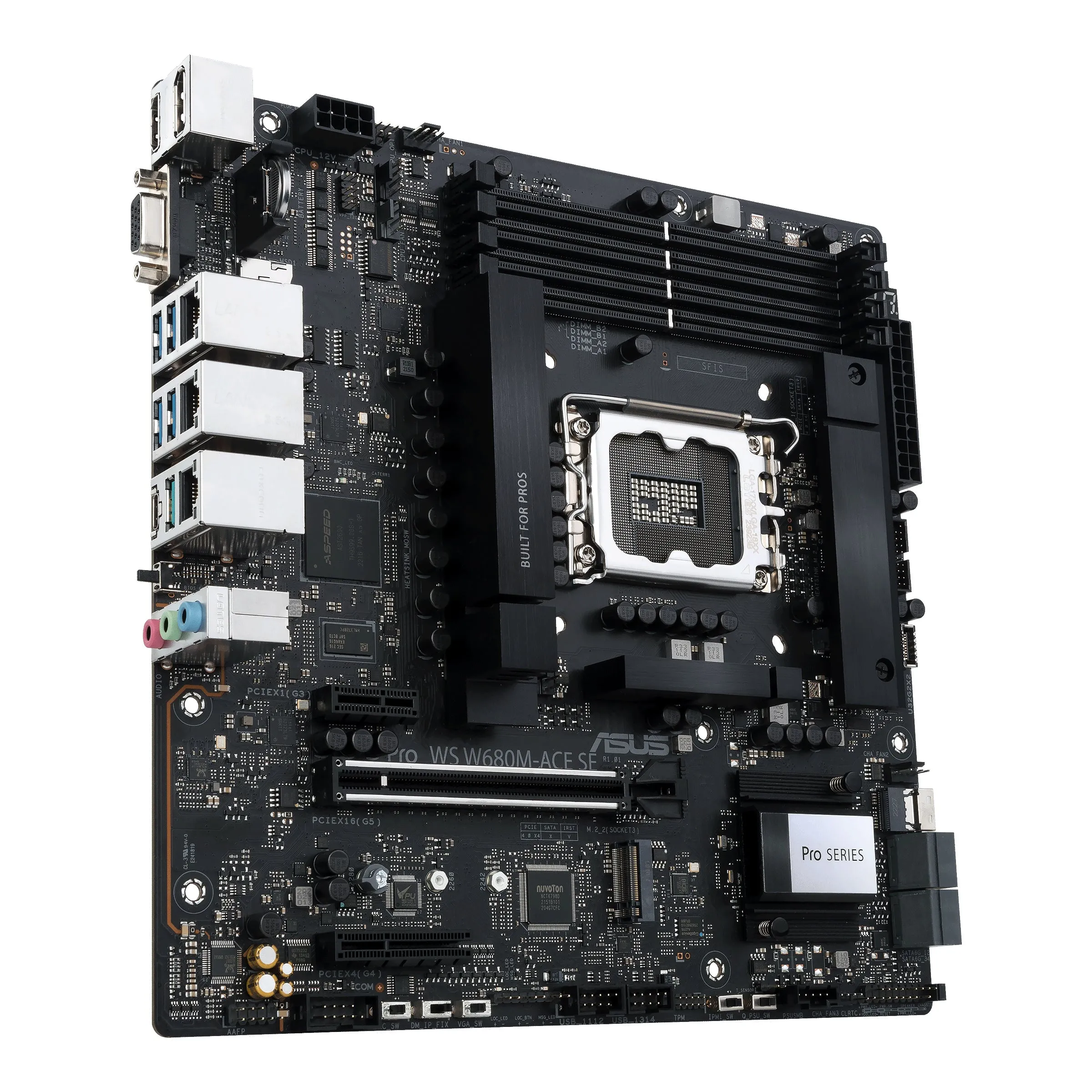 Asus Mainboard Pro Ws W680m-Ace Se - Micro Atx - Socket Lga1700 - Intel W680