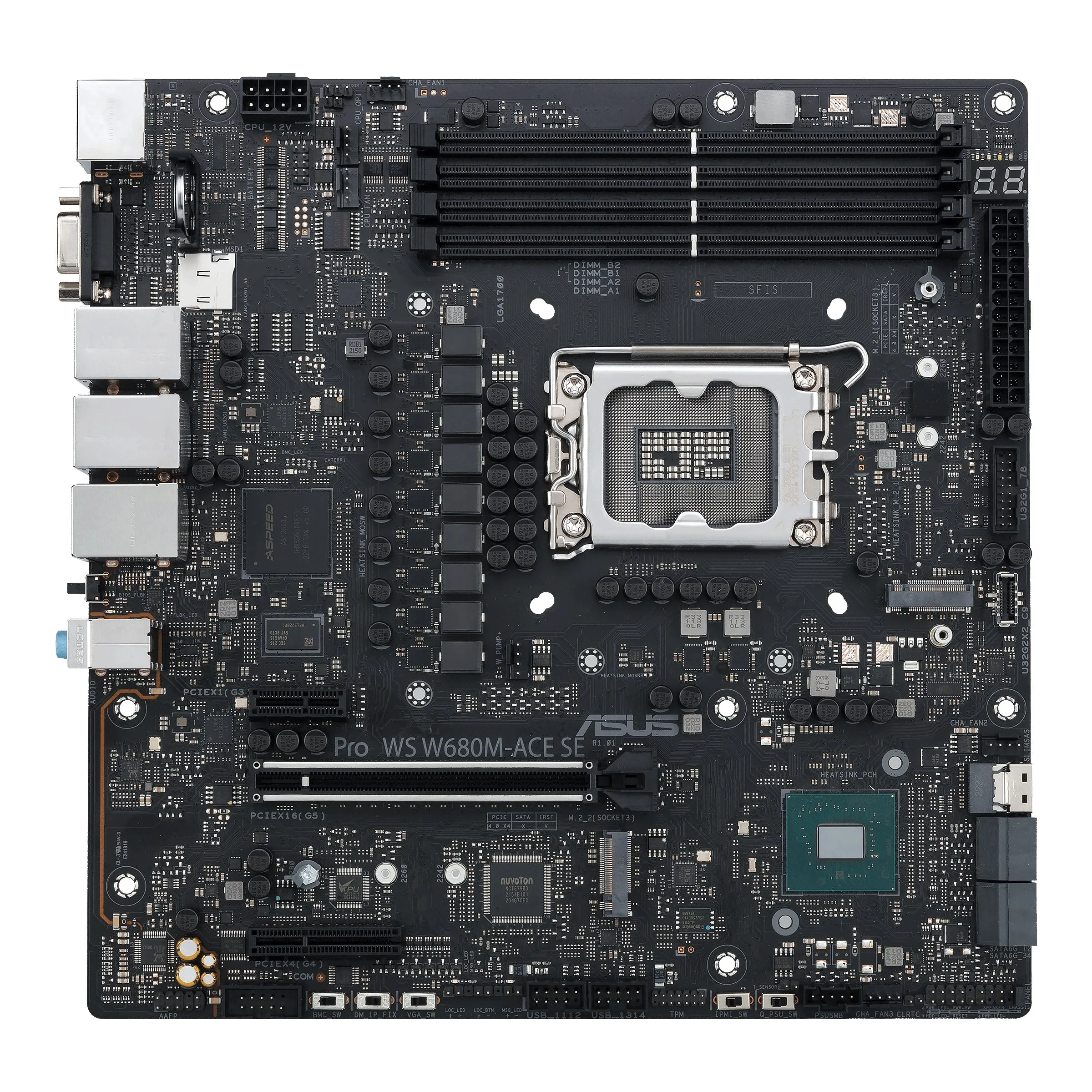 Asus Mainboard Pro Ws W680m-Ace Se - Micro Atx - Socket Lga1700 - Intel W680
