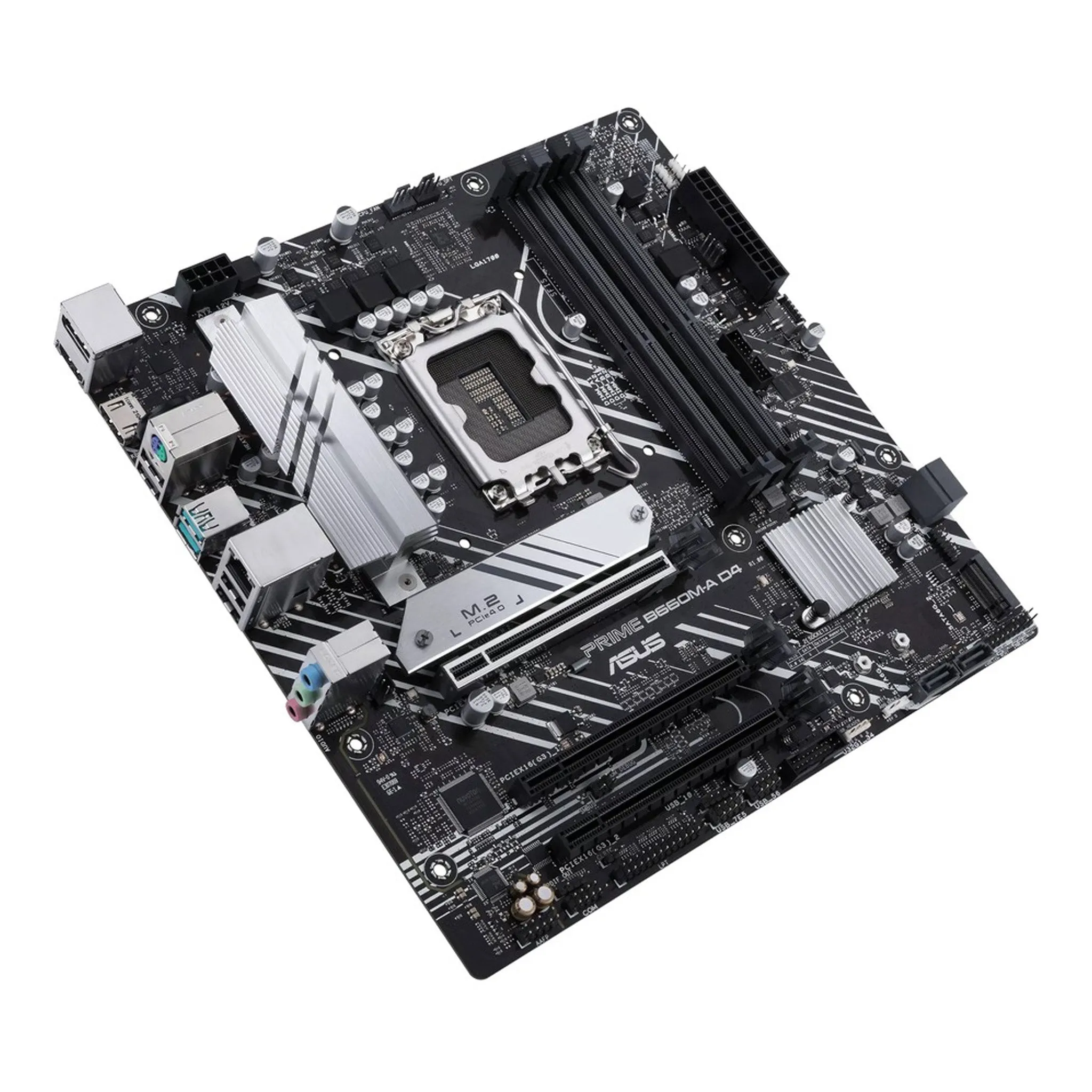 ASUS PRIME B660M-A D4 Intel B660M LGA1700 Micro ATX Desktop Motherboard