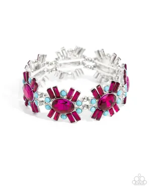 Bewildering Bling - Pink Bracelet - Paparazzi Accessories