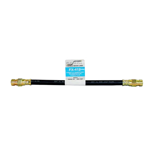 BL FX-412 AGS Domestic Flexible Brake Line 1/4" (7/16-24 Inverted)