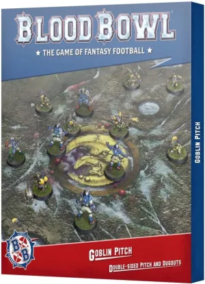 Blood Bowl Goblin Pitch Double-sided Pitch and Dugouts Set