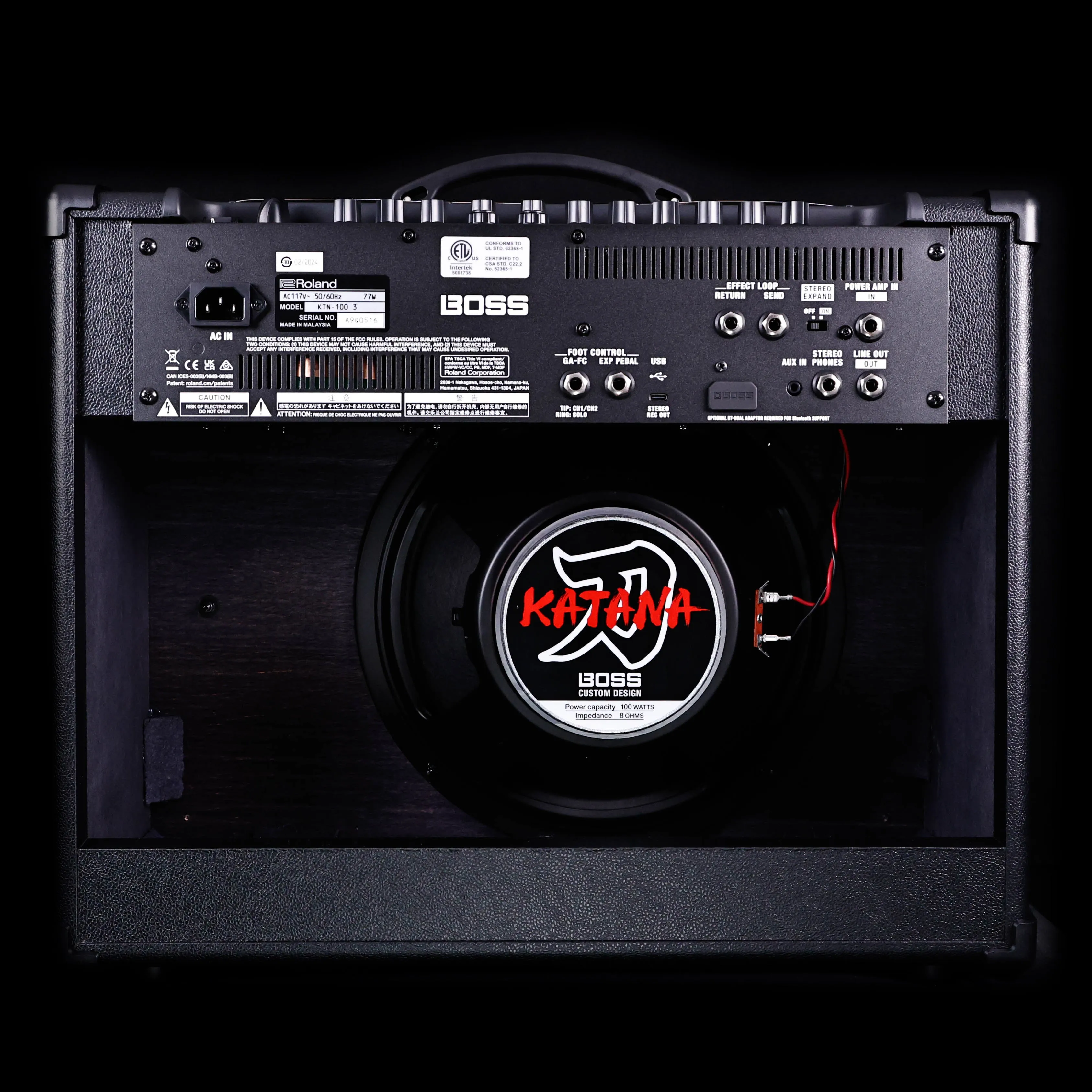 Boss Katana-100 Gen 3 100W, 1x12 Combo Amplifier