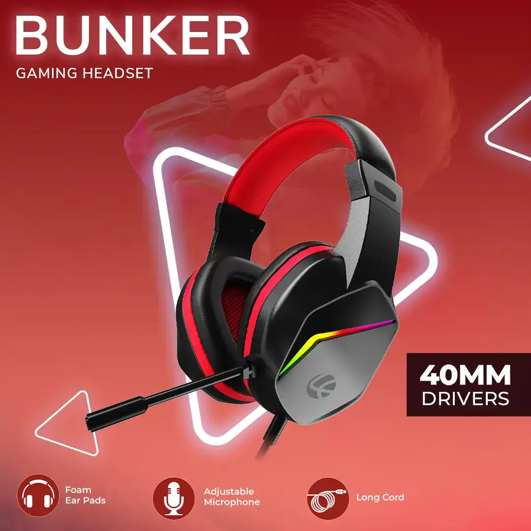 Bunker Champ Gaming Headset 3.5mm USB Jack (LHP-210)