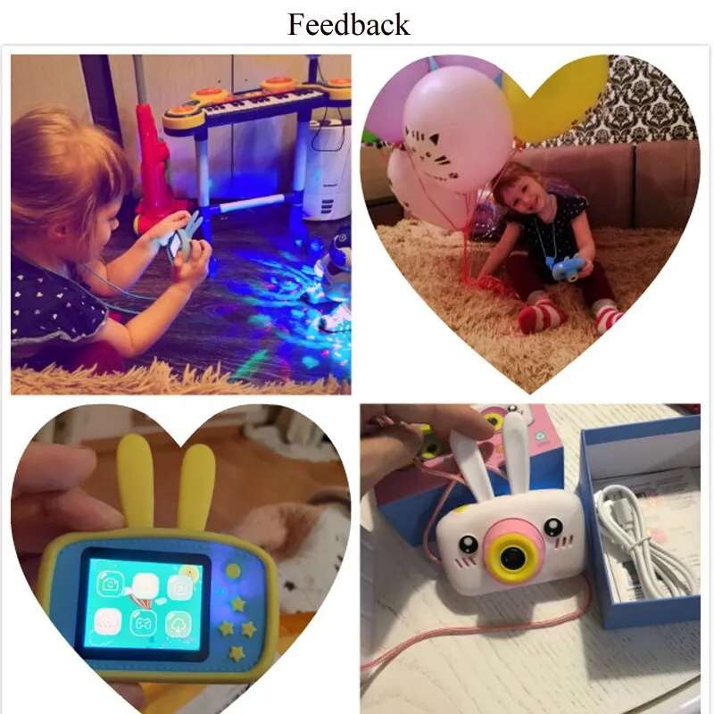 Cartoon Digital Camera Baby Toys Children Creative Educational Toy Photography Training Accessories Birthday Gifts Baby Products