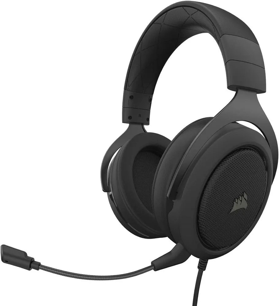 Corsair Headset HS50 Pro Stereo Gaming Headset for Playstation 4 and Mobile - Carbon