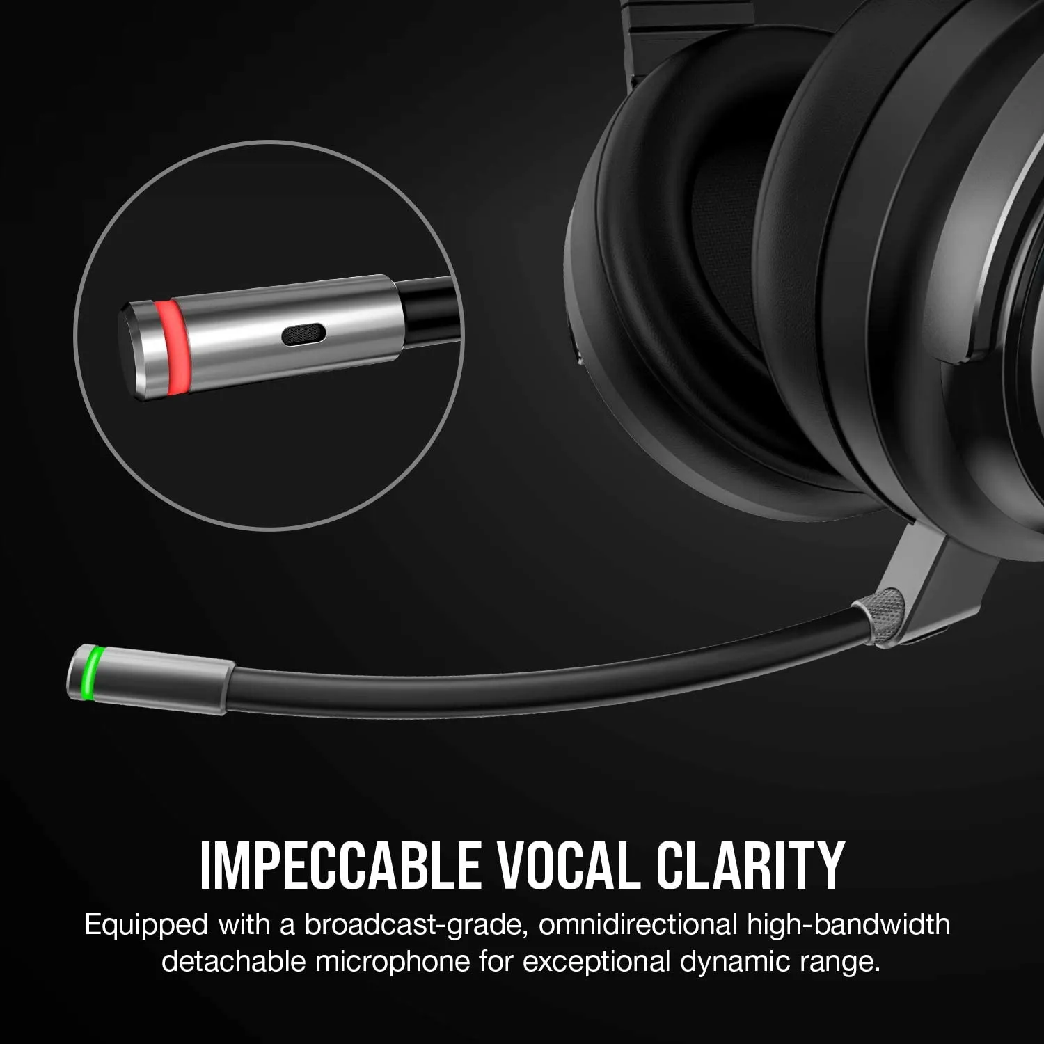Corsair Headset Virtuoso RGB Wireless Gaming Headset - High-Fidelity 7.1 Surround Sound w/Broadcast Quality Microphone - Memory Foam Earcups - 20 Hour Battery Life - Works with PC, PS5, PS4 (Carbon)