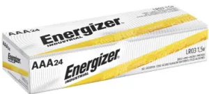 Energizer Industrial Alkaline AAA Batteries, 24 pack