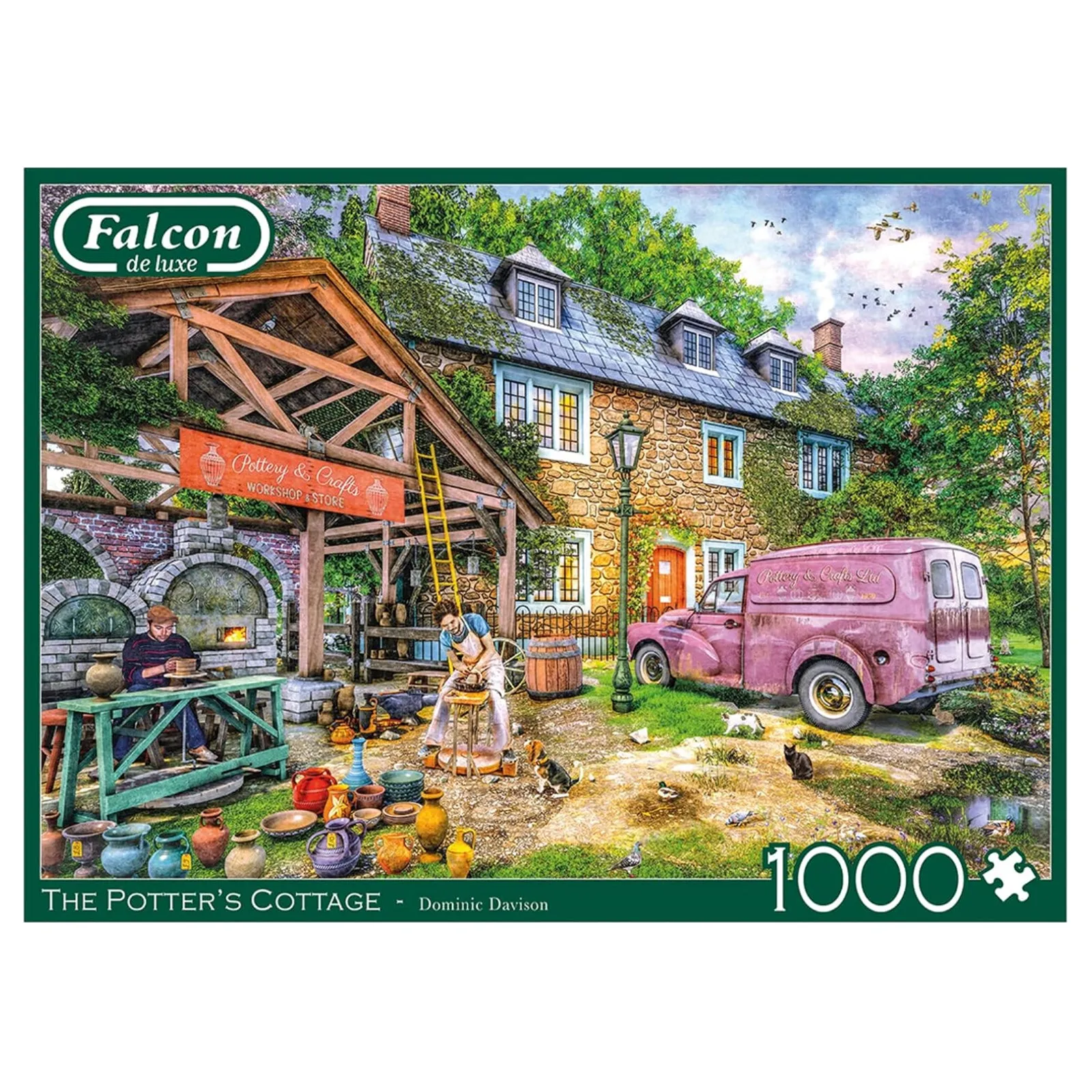 Falcon De Luxe Potters Cottage Jigsaw Puzzle 1000pcs