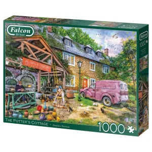 Falcon De Luxe Potters Cottage Jigsaw Puzzle 1000pcs
