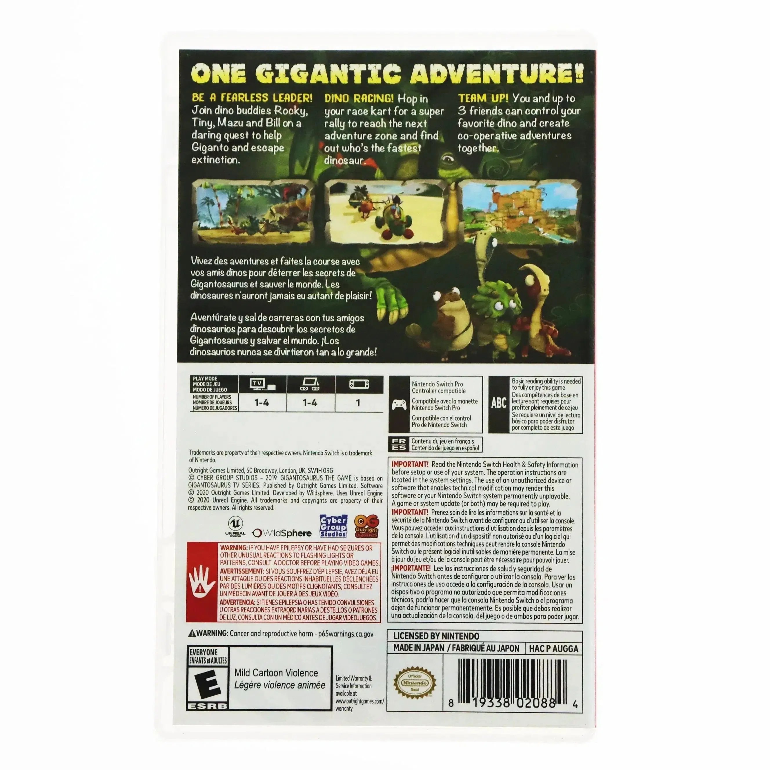 Gigantosaurus: The Game - Nintendo Switch