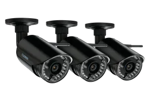 HD 720p Outdoor Wireless Security Cameras, 135ft Night Vision (3-pack)