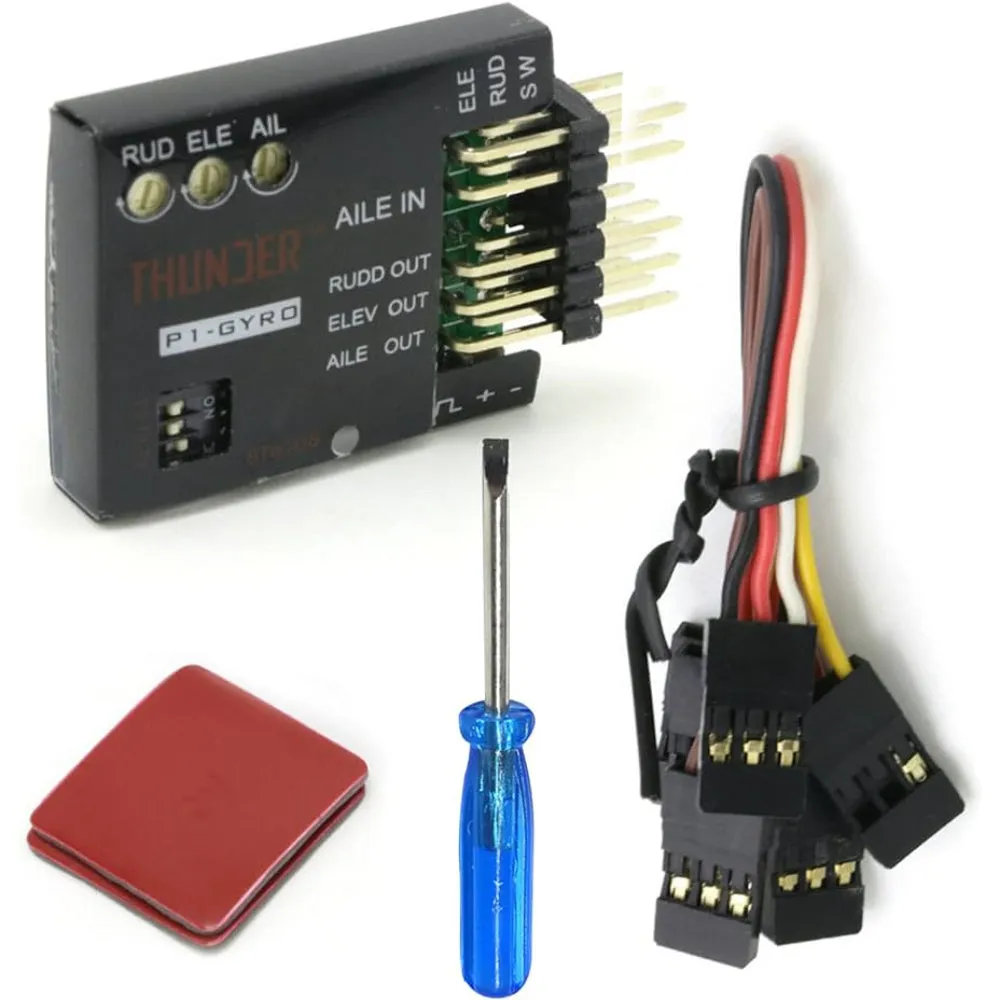 High Precision Original P1-GYRO 3-Axis Mini Gyro Flight Controller Airplane Stabilizer System Gyro for RC FPV