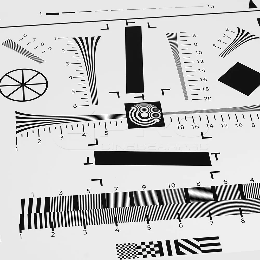 ISO 12233 2X Standard Resolution Test Chart 765x475mm