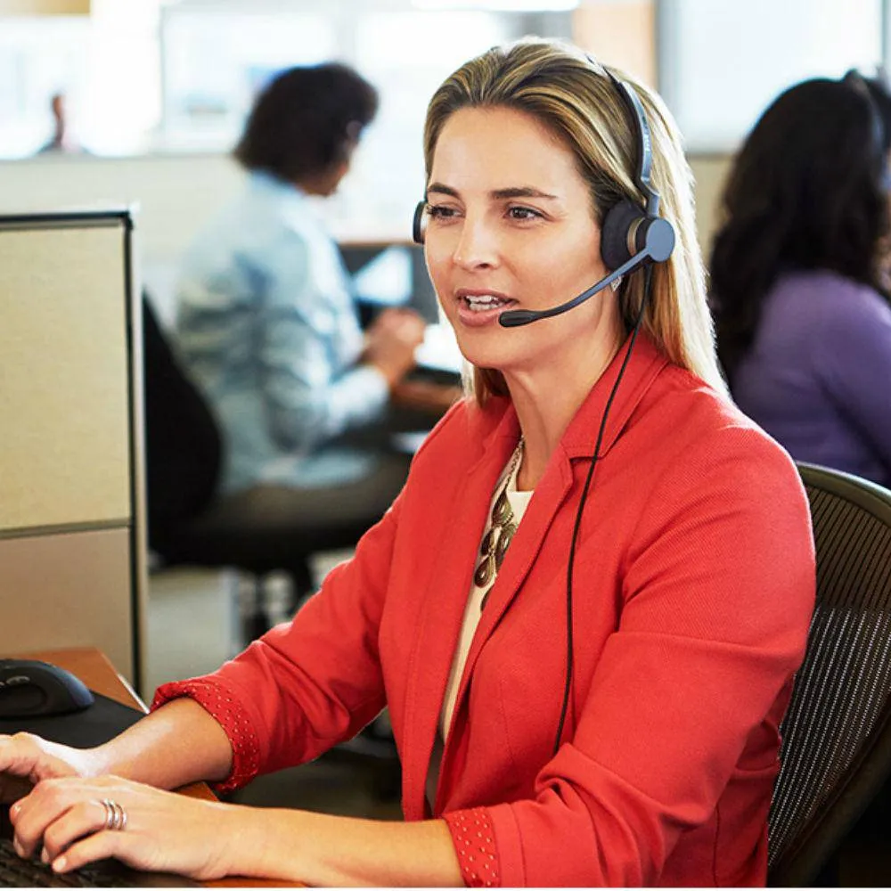 Jabra Biz 2400 II Mono Quick Disconnect Headset 2403-820-205 (2 Years Manufacture Local Warranty In Singapore)