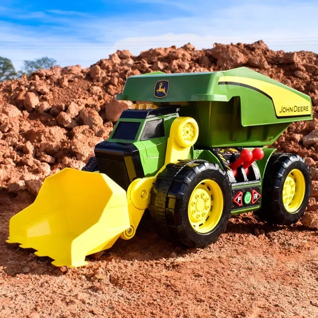 John Deere 2-in-1 Dig Rig with Lights, Sounds & Motor