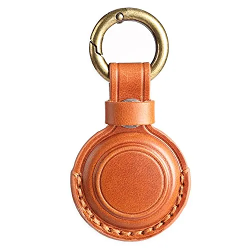 KEEPXYZ Genuine Leather Airtag Holder Suitable for Apple Airtag
