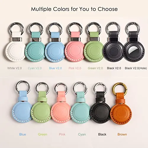 KEEPXYZ Genuine Leather Airtag Holder Suitable for Apple Airtag