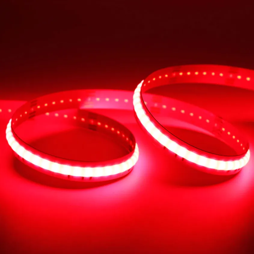 LED RGB COB Flexible Tape Light 24V DC 16 ft Reel