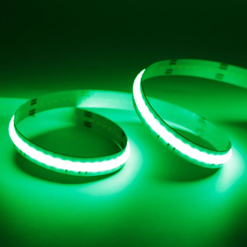 LED RGB COB Flexible Tape Light 24V DC 16 ft Reel