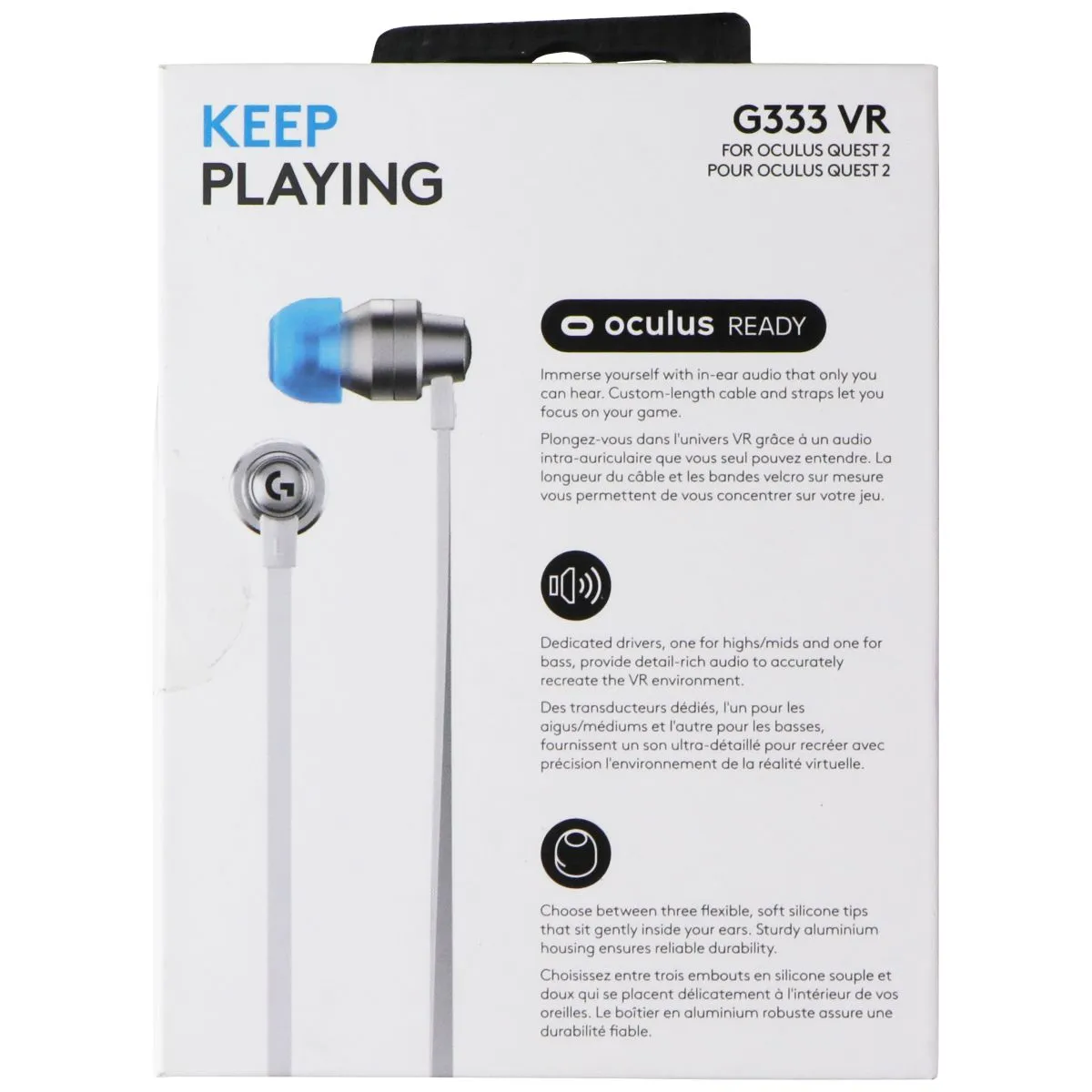 Logitech G333 VR Earphones for Oculus Quest 2