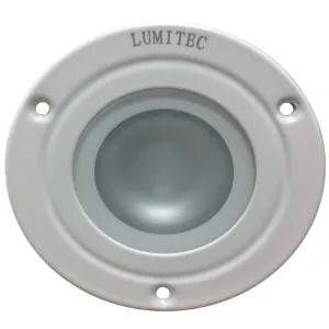 Lumitec Shadow - Flush Mount Down Light - White Finish - 3-Color Red/Blue Non-Dimming w/White Dimming [114128]