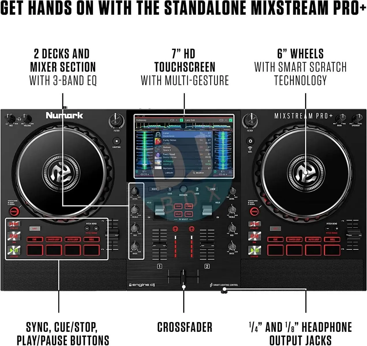 Numark Mixstream Pro   Standalone DJ Controller