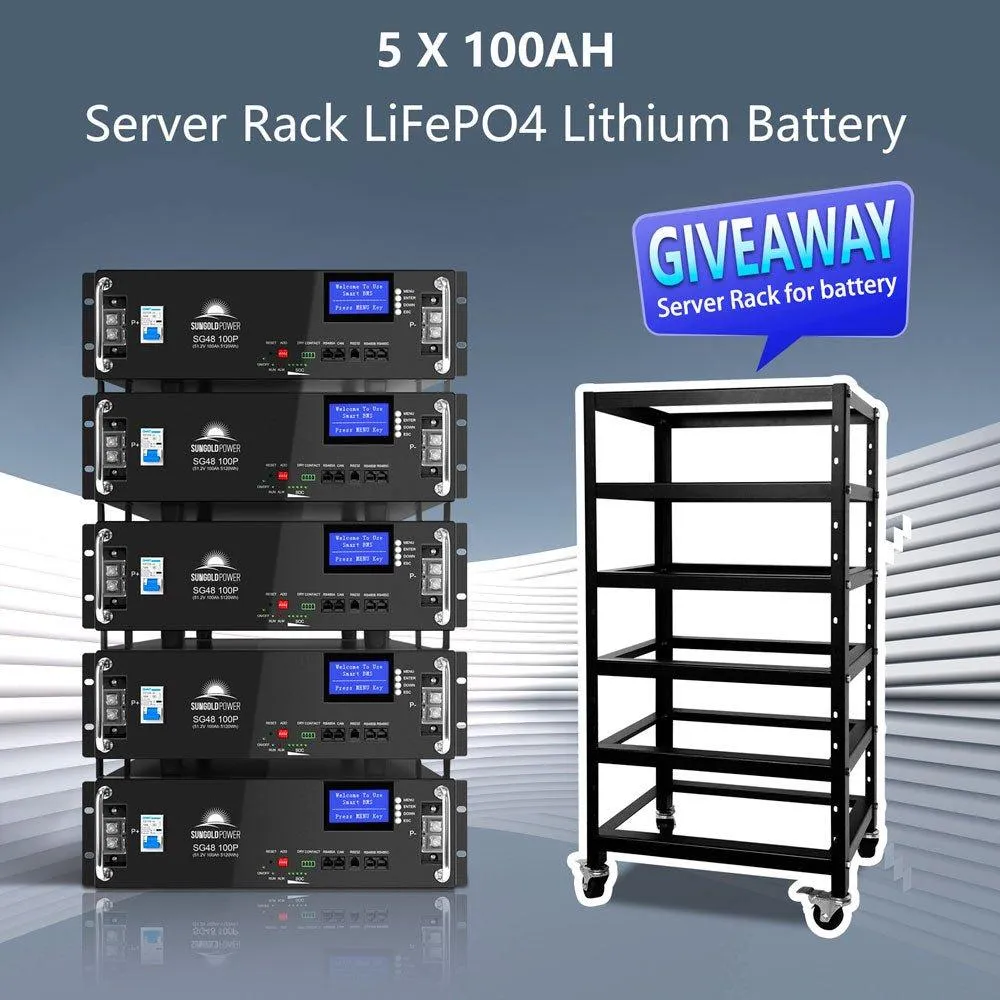 Off-Grid Solar Kit 18000W 48VDC 120V/240V LifePo4 30.72KWH Lithium Battery 20 X 415 Watts Solar Panels SGR-18K20E