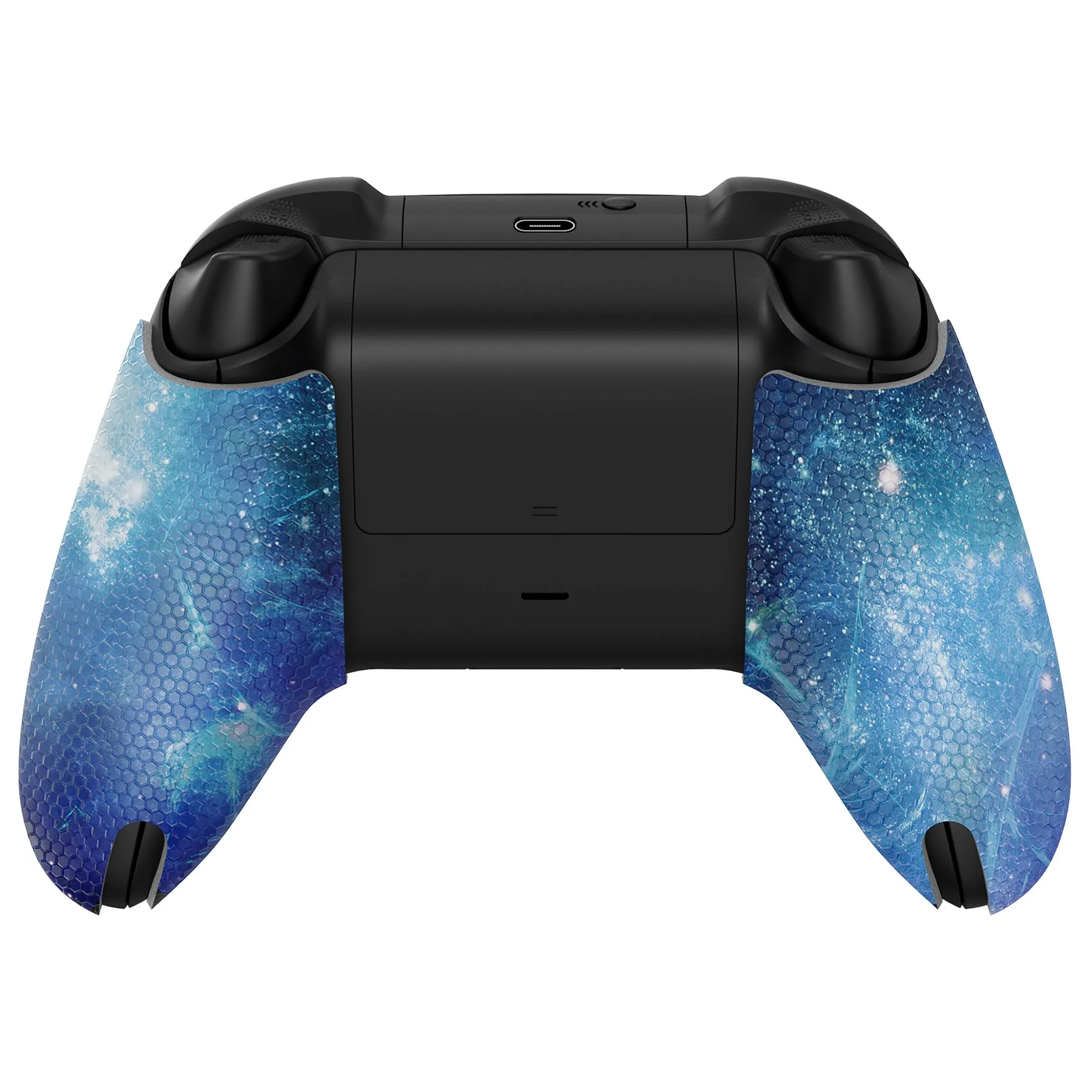 PlayVital Blue Nebula Anti-Skid Sweat-Absorbent Controller Grip for Xbox Series X/S Controller, Professional Textured Soft Rubber Pads Handle Grips for Xbox Series X/S Controller - X3PJ040