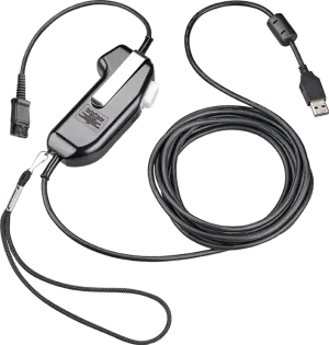 Poly SHS 2626-14 - PTT (push-to-talk) USB headset adapter for headset