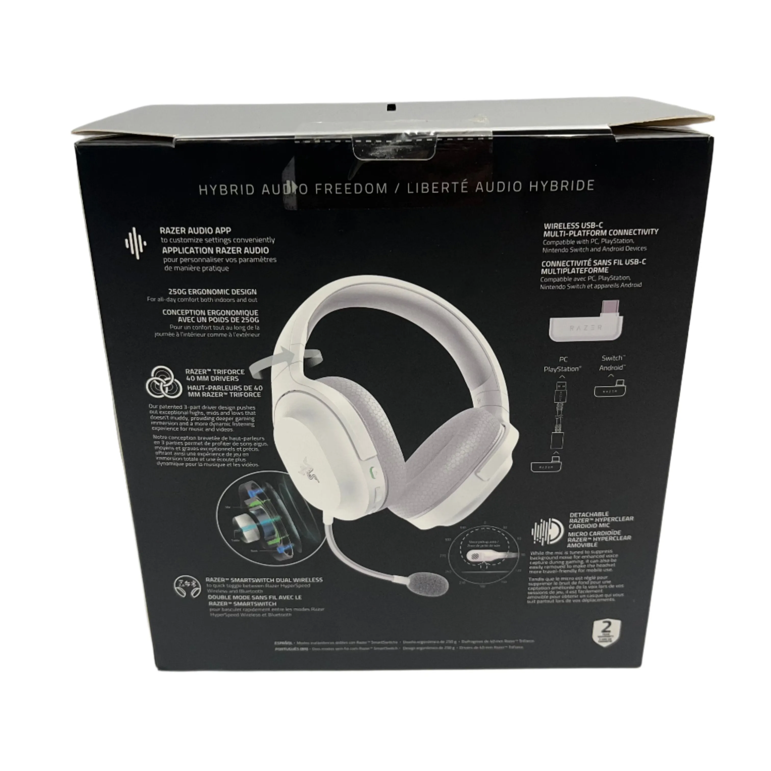 Razer Barracuda X Mercury Edition Multiplatform Gaming Headset