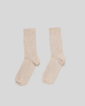 RIB ANKLE SOCK -  HAPTIC