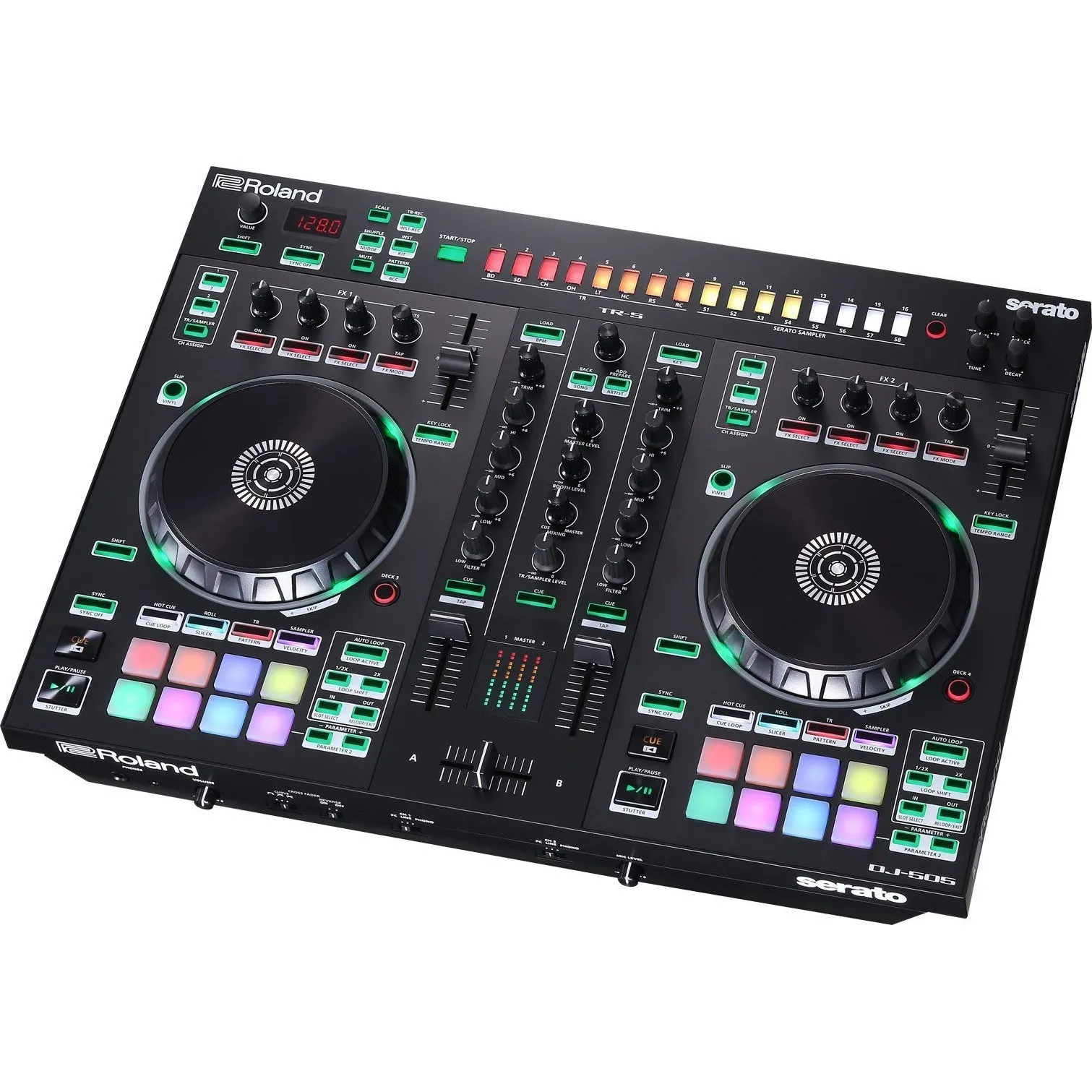 Roland DJ-505 DJ Controller & DJC-B2 Soft Case Bundle