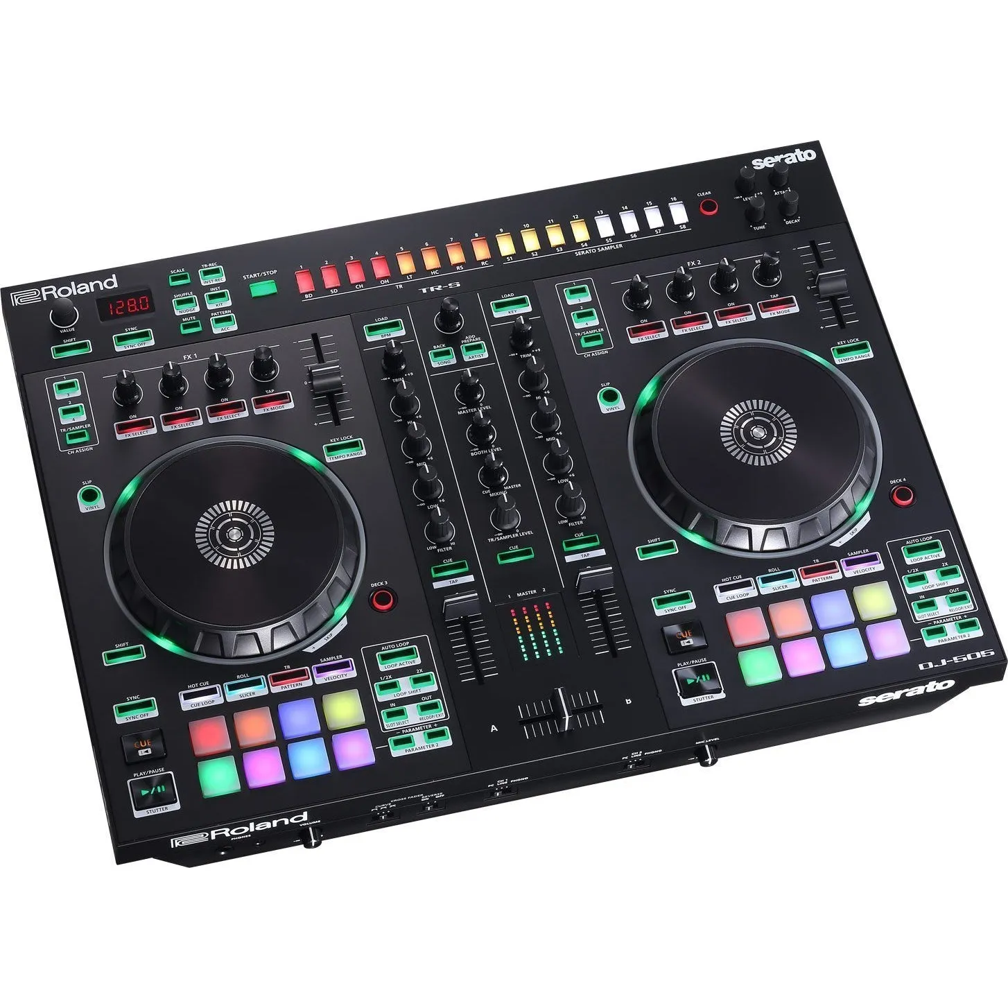Roland DJ-505 DJ Controller & DJC-B2 Soft Case Bundle