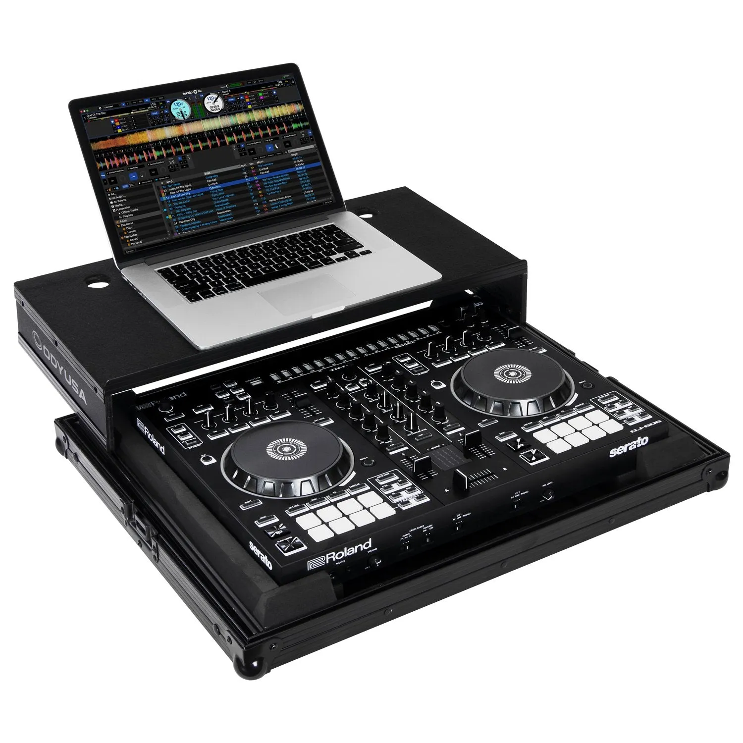 Roland DJ-505 DJ Controller & FRGSDJ505BL Hard Case Bundle