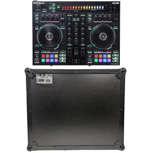 Roland DJ-505 DJ Controller & XS-DJ505-LTBL Hard Case Bundle