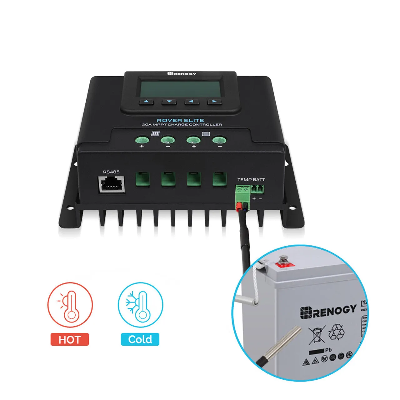 Rover Elite 20A MPPT Solar Charge Controller