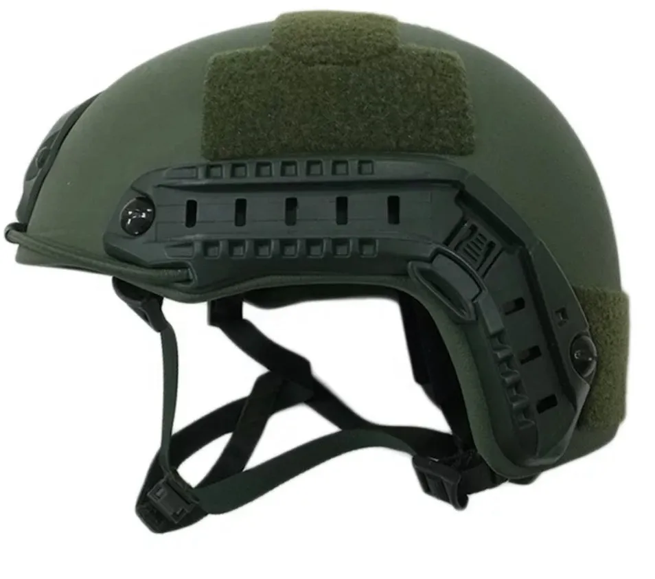 RT2 Ballistic High Cut Helmet: Tested to LEVEL IIIA (Included Arc Rails, Padding, Straps)