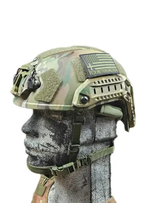 RT2 Ballistic High Cut Helmet: Tested to LEVEL IIIA (Included Arc Rails, Padding, Straps)