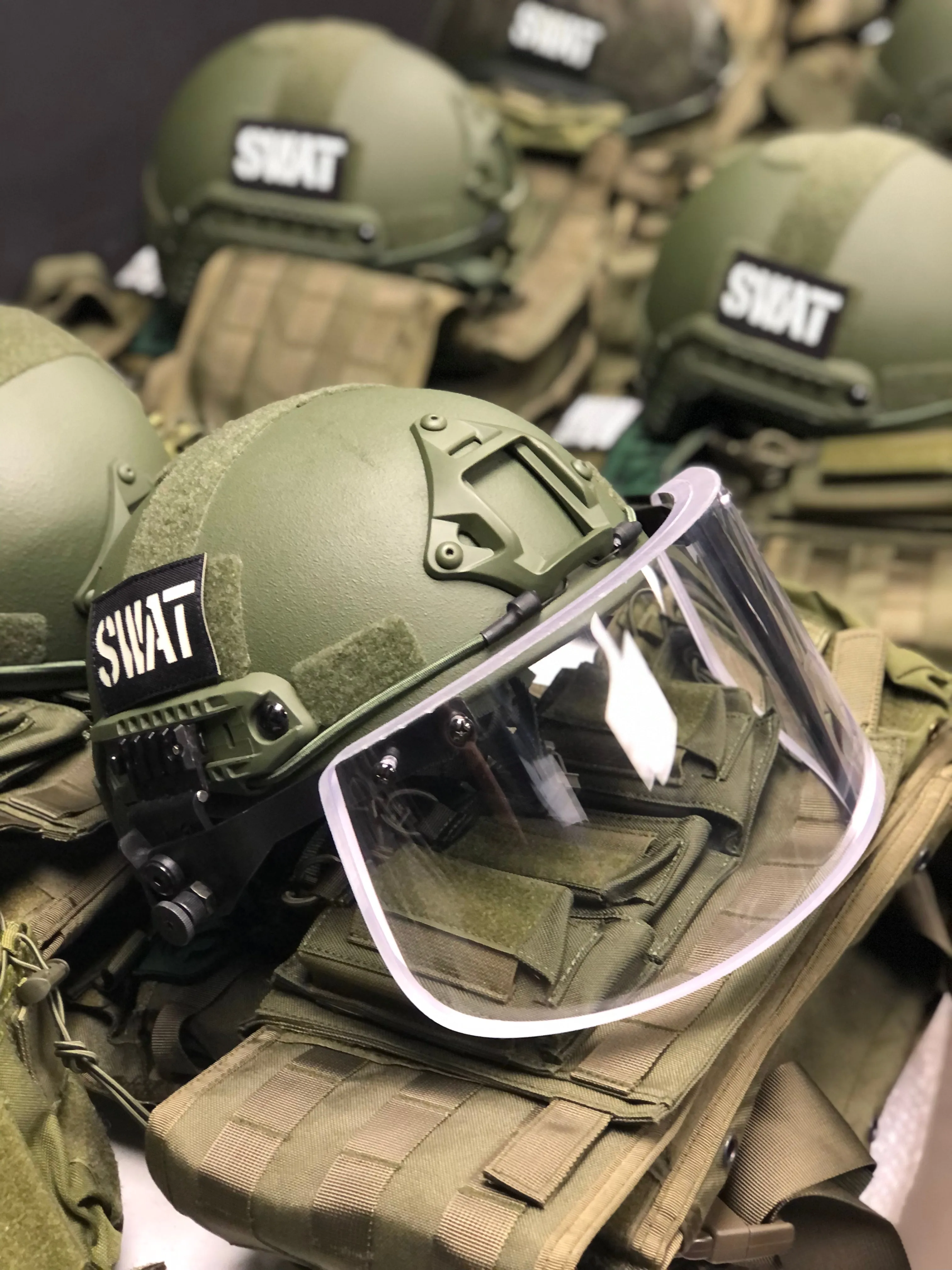 RT2 Ballistic High Cut Helmet: Tested to LEVEL IIIA (Included Arc Rails, Padding, Straps)